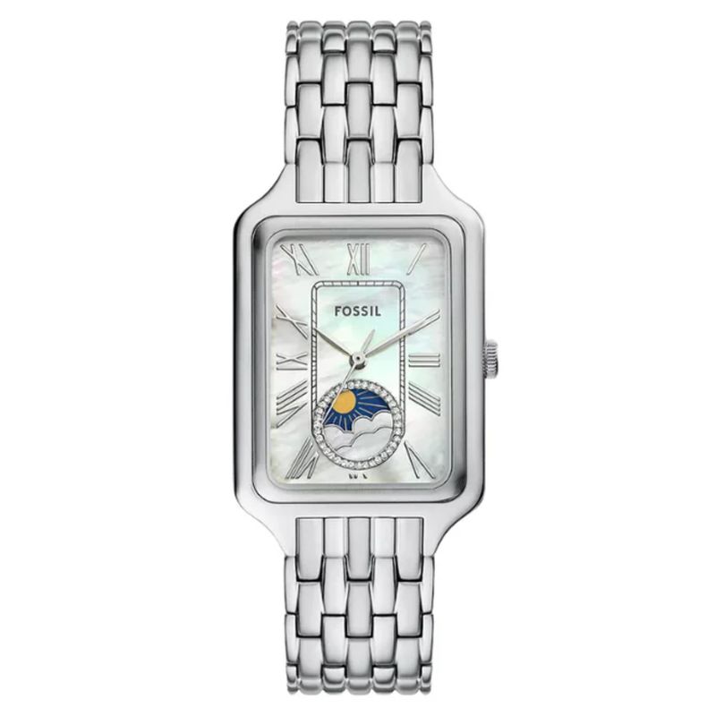 Fossil Womens Raquel Mother Of Pearl Dial Watch  Es5400